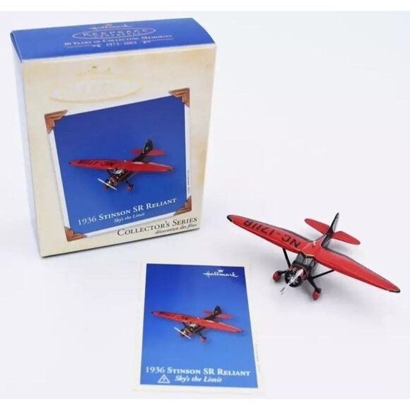 1936 Stinson SR Reliant Hallmark Ornament - Picture 1 of 3